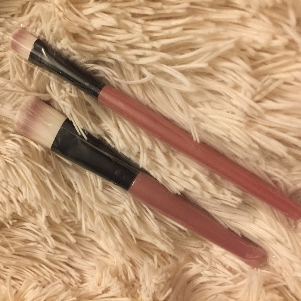 2 makeup brushes